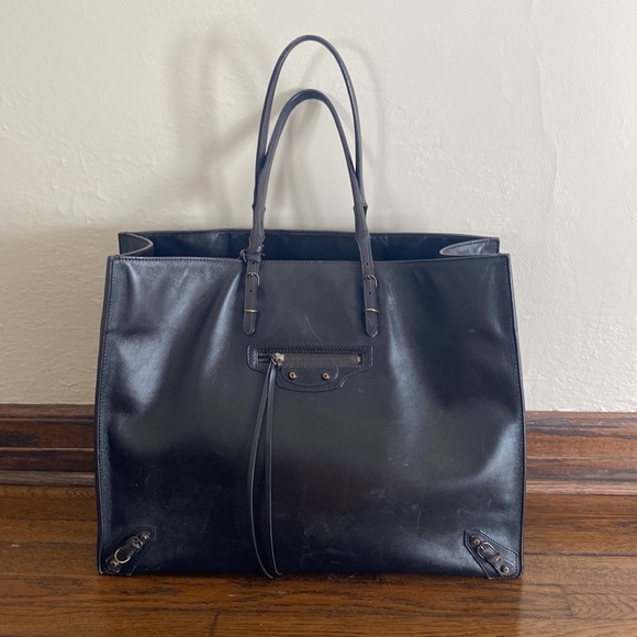 Balenciaga Papier A4 tote brown shoulder bag - Picture 2 of 13